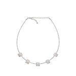 Silver square pendant