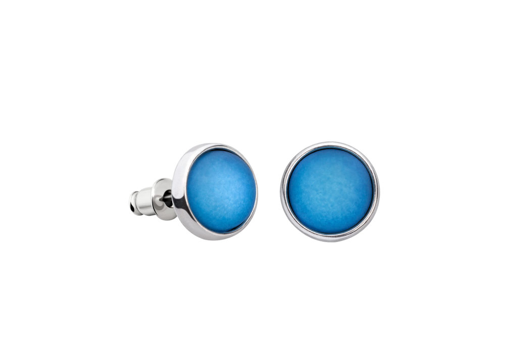 Blue Pearl Earrings Large
