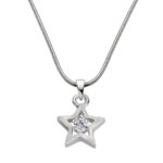 Silver Star Necklace | Elegant Star Pendant | Market12