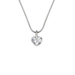 Shiny Crystal Heart Necklace for Women | Market12
