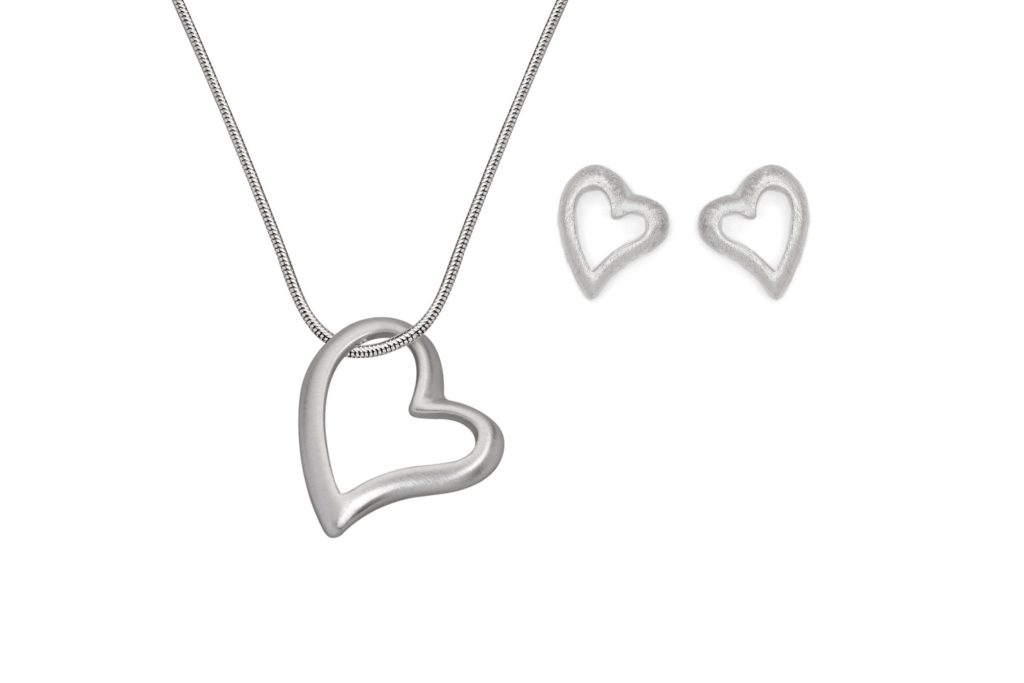 Silver Noble Heart Pendant
