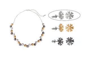 Starburst Set with silver earrings