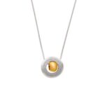 Gold Circle Locket Necklace | Elegant Pendant | Market12