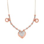 Rose Gold Heart Necklace for Women | Market12