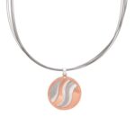 Rose and Glitter Wave Necklace for Women | Market12