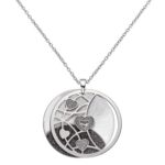 Little heart in space necklace
