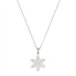 Sparkly Snowflake Necklace | Winter-Inspired Charm | Market12
