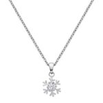 Sterling Silver Snowflake Pendant | Market12