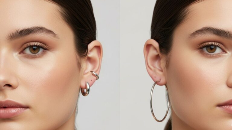 Half Hoop Earrings vs. Full Hoops